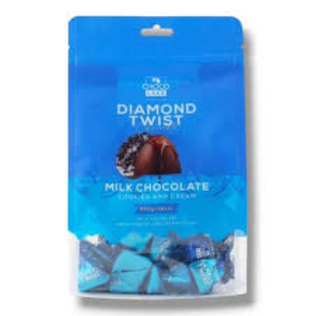 CHOCOLAKE DIAMOND TWIST COOKIES N CREAM 650G